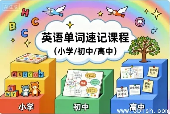 英语单词速记课程(小学/初中/高中)-