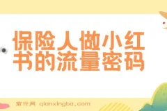 保险人做小红书的流量密码，Get保险展业新技能，从0到1手把手带你起飞