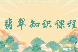 翡翠知识课程，用宝石眼光，系统全面的看懂翡翠（22节课）