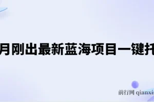 五月刚出最新蓝海项目一键托管 ，躺赚收益分成 日产无上限