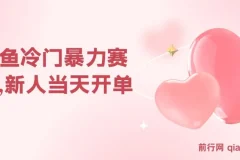 新人当天开单，利润80%，日入1000+