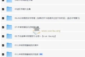 2025深度整合版 于总CEO讲初中物理视频讲义物理逆袭之王 59.8GB