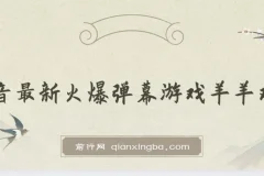 弹幕游戏羊羊对决，抖音最新火爆保姆级搭建开播教程，撸音浪直接撸到爽！