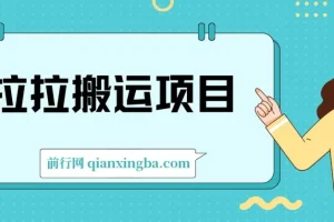 蓝海项目，货拉拉搬运项目超详细保姆级详细教程（6节课）