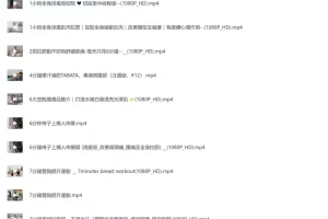 林芊妤瑜伽课程全套资源 美女教练带你练瑜伽