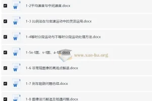 【物理讲义】2026MST新思路物理力学（word+PDF）