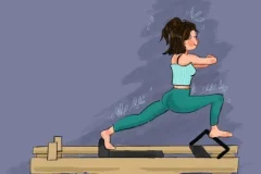 欧阳春晓：6周维密薄肌线条弹力带普拉提