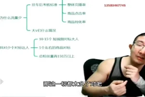 抖音电商实战课：选品+爆款视频+豆荚投放技巧