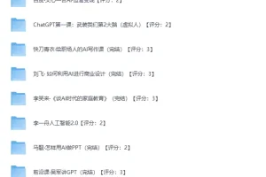 《精选14门付费人工智能AI课合集》[MP4]