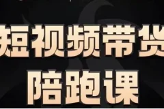 短视频带货陪跑，让普通人做短视频带货变得更简单