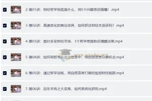 苑举正教授的财经哲学课