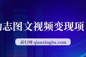 私域变现励志图文视频，日入300+可放大