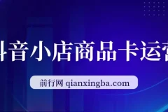 抖音小店商品卡运营，2023流量风口，抢占流量红利（15节课）