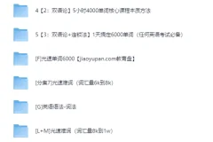 光速英语12000词单词课+语法价值12w