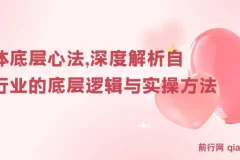 自媒体底层心法，深度解析自媒体行业的底层逻辑与实操方法