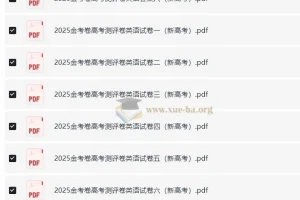 高考英语 2025新高考百校联盟测评卷·英语