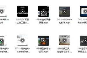 AI辅助设计训练营：基础入门与初步应用课程+深入实战课程