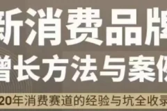 【新消费品牌增长方法与案例】
