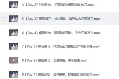 《B站付费课程 – 韩小四：瘦腿直腿居家训练全方案》[MP4]
