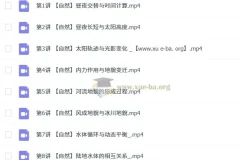 林潇 2026高三高考地理 一轮暑假班 更新中