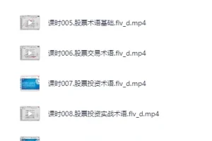 零基础炒股从入门到精通 158课视频教学