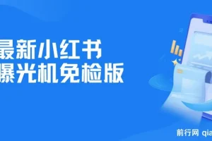 首发全新小红书标记精准用户截流玩法，百分百出效果