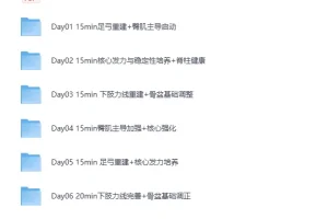 《B站付费课程-欧阳春晓 18天体态矫正·腰臀比雕刻》[MP4][20.3G]