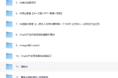 《AI变现实战案例教程大集合》