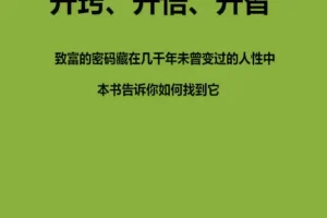 《开窍开悟开智全5册》全套5本书，暗黑和赤裸 但却实用[pdf]