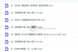 2024-2025 初一语文 董俣语文 A+ 暑假班 秋季班 寒假班 春季班