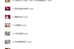 20套家庭面食面点私房视频课程