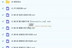 田夏林 2026年高中高二数学 尖端暑假班 更新中