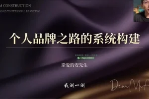 安先生3天短视频变现集训课