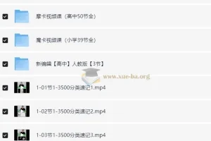 刘一男3500魔卡词 1-3500词汇分类精讲速记 [218.87GB]