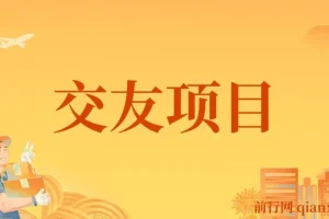 交友搭子付费进群项目，低客单高转化率，长久稳定