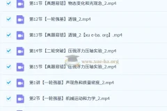 2025初三中考物理 杨萌物理 春季上S