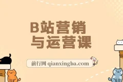 B站营销与运营课：带你玩转B站,从建号到爆款打造,从小白到百万UP主-10节课
