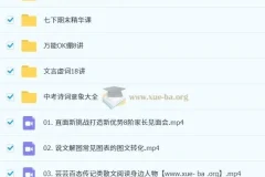 初中语文 2025暑人文博学8阶1期