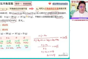 2024高二化学尖端班秋季系统课（含热化学/平衡/电解质）