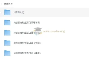 新东方剑桥流利生活口语（初中高级）