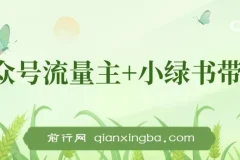 公众号流量主+小绿书带货，小白轻松日入1000+