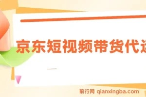 京东带货代运营，年初翻身逆袭项目，小白有手就行，月入8000+