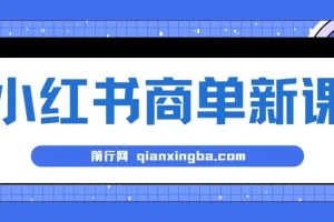 小红书商单,最强蓝海项目！长期稳定，7天变现，商单分配，月入过万