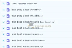 林萧 高中地理 2026高二地理 一轮秋季班