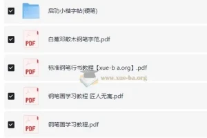 名家钢笔硬笔字帖（推荐初中生练字）