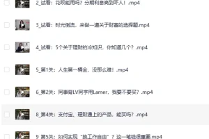 《B站付费精品课：.新手理财通关攻略——简七的13堂极简理财课》（完结）