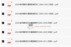 考研英语 英语一 英语二 历年真题