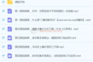 零基础也能学好的书法课 ，15天轻松写出漂亮人生！