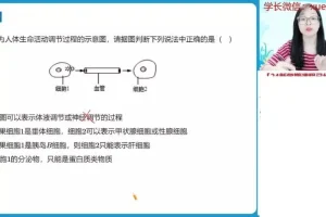 2024高二生物必修课：周云秋季提升班笔记+视频