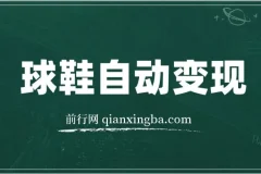 球鞋自动掘金项目，0投资，每单利润50+躺赚变现不是梦